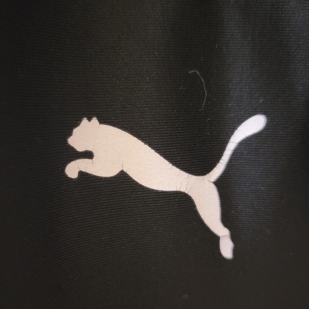 Puma Black Leggings with Logo - Picture 3 of 5